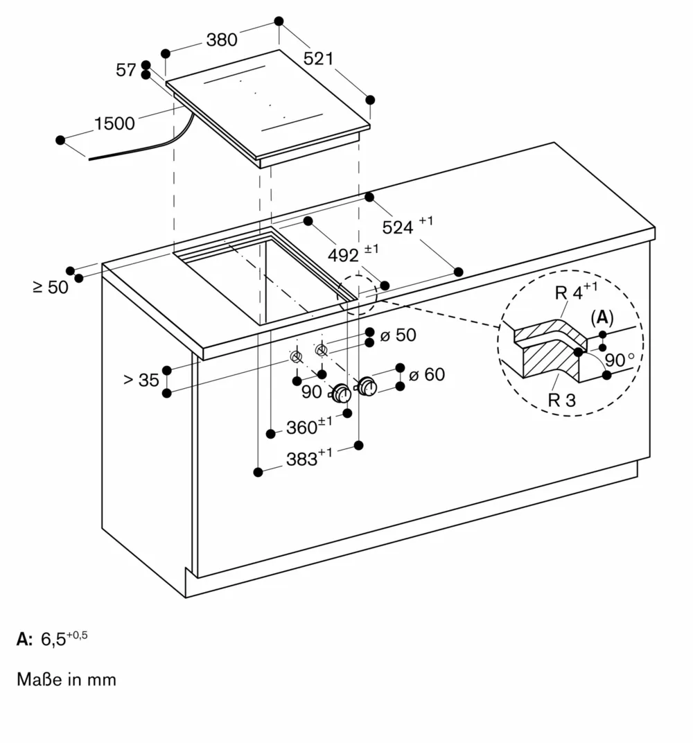 Serie 400 Vario Flex-Induktionskochfeld 38 cm - Thumbnail 12