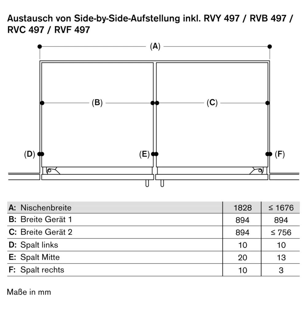 Vario Kältegeräte Serie Expressive Kühl- und Gefrierkombination 213.4 x 90 cm - Thumbnail 22