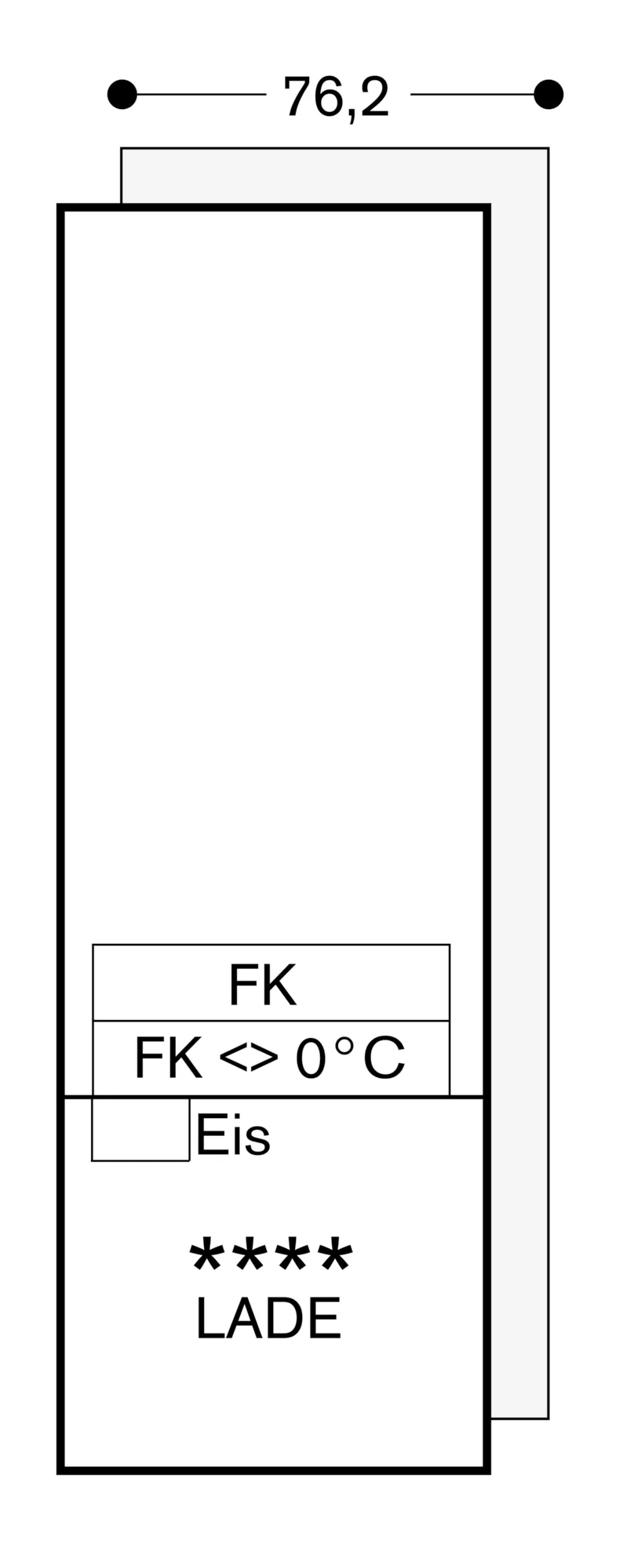 Serie 400 Vario Kühl- und Gefrierkombination 213.4 x 76.2 cm - Thumbnail 14