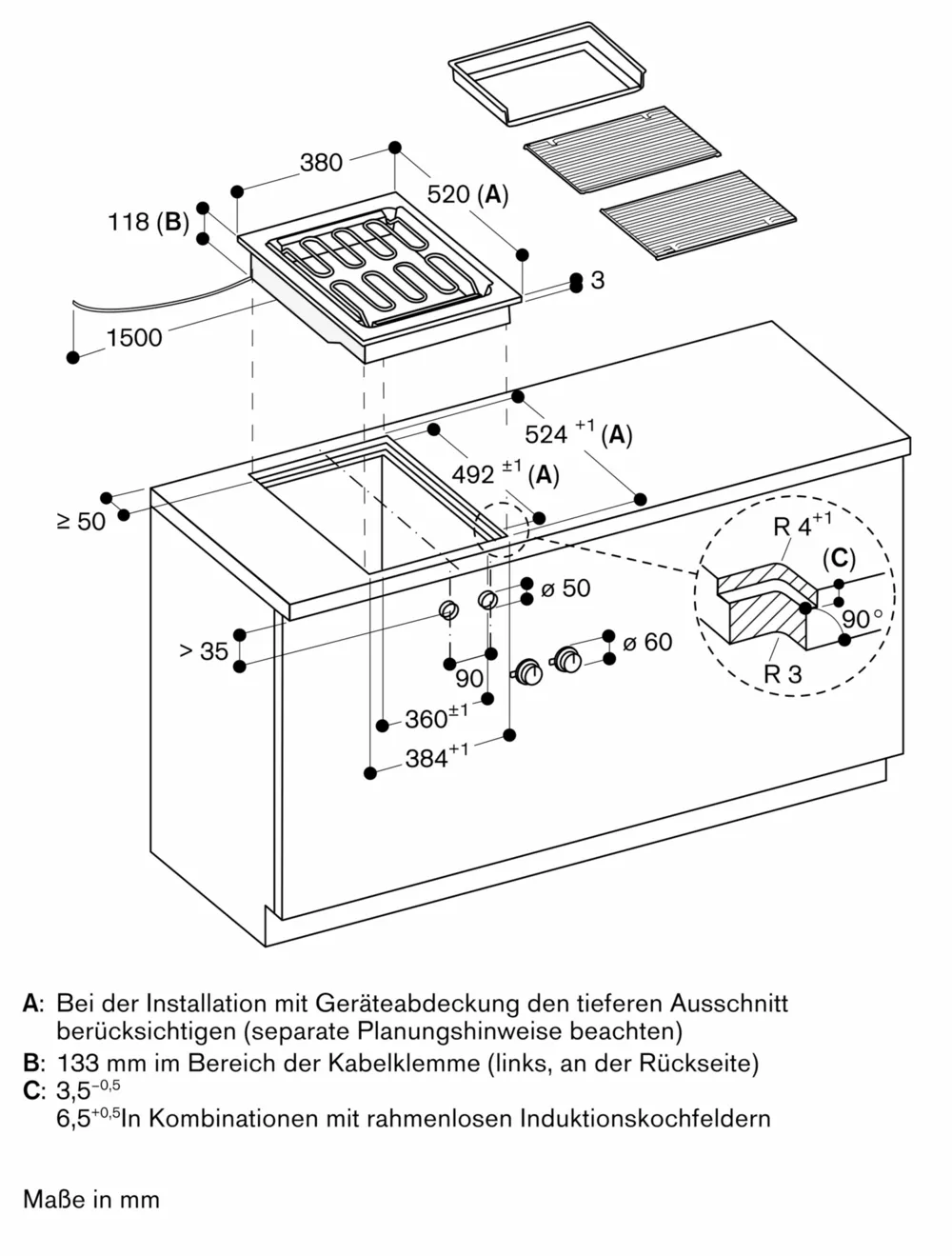 Serie 400 Vario Elektro-Grill 38 cm - Thumbnail 16