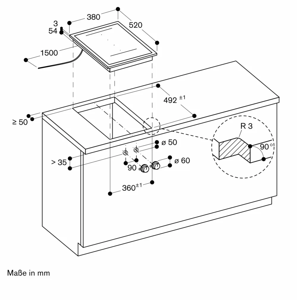 Serie 400 Vario Flex-Induktionskochfeld 38 cm - Thumbnail 15
