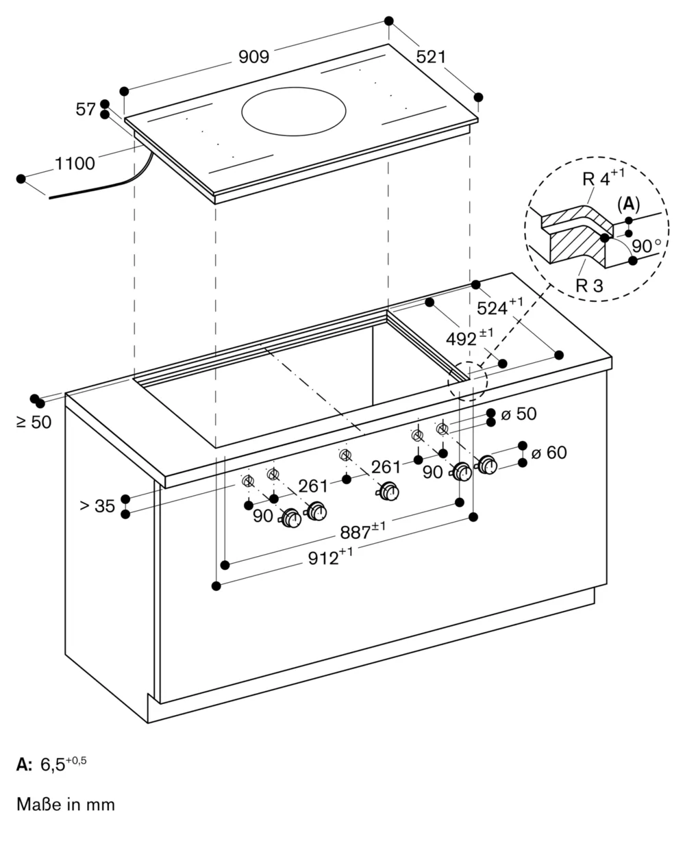 Serie 400 Flex-Induktionskochfeld 90 cm - Thumbnail 15