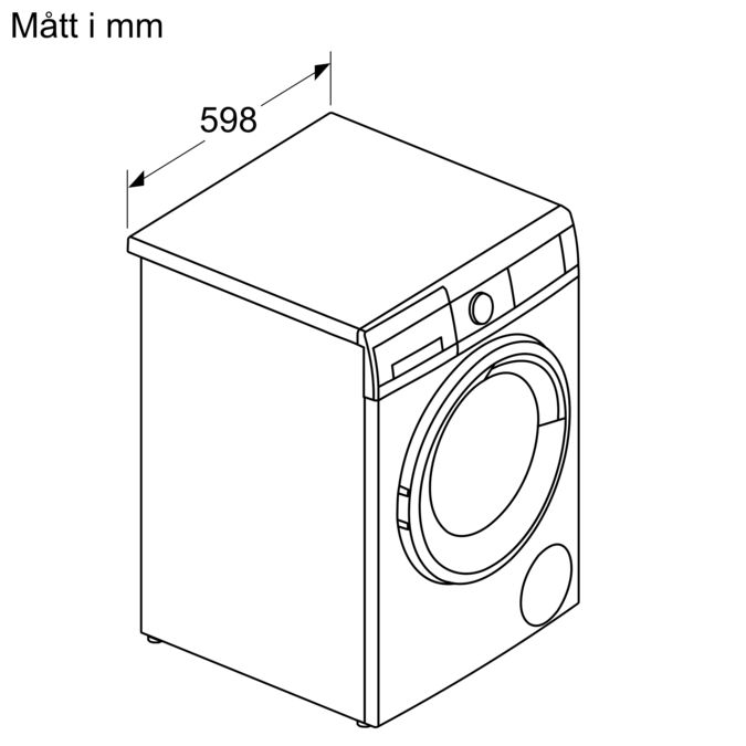 iQ300 Kombinerad tvätt och tork 8/5 kg 1400 v/min WN34A1L0DN WN34A1L0DN-8