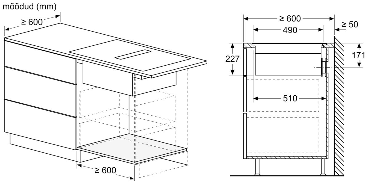 N 90 Integreeritava õhupuhastussüsteemiga induktsioonpliidiplaat 80 cm tasapinnaline paigaldus V68PYX4C0 V68PYX4C0-20