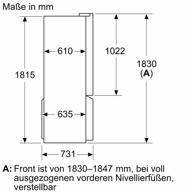 iQ300 Kühl-Gefrier-Kombination, mehrtürig 183 x 90.5 cm Edelstahl antiFingerprint KF96NVPEA KF96NVPEA-15