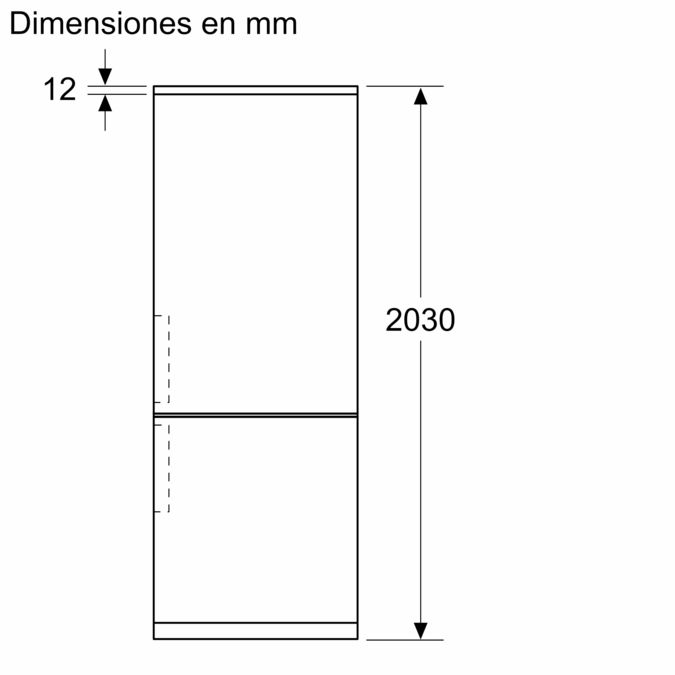 Frigorífico combinado 203 x 60 cm Cristal gris antracita 3KFC869AI 3KFC869AI-11