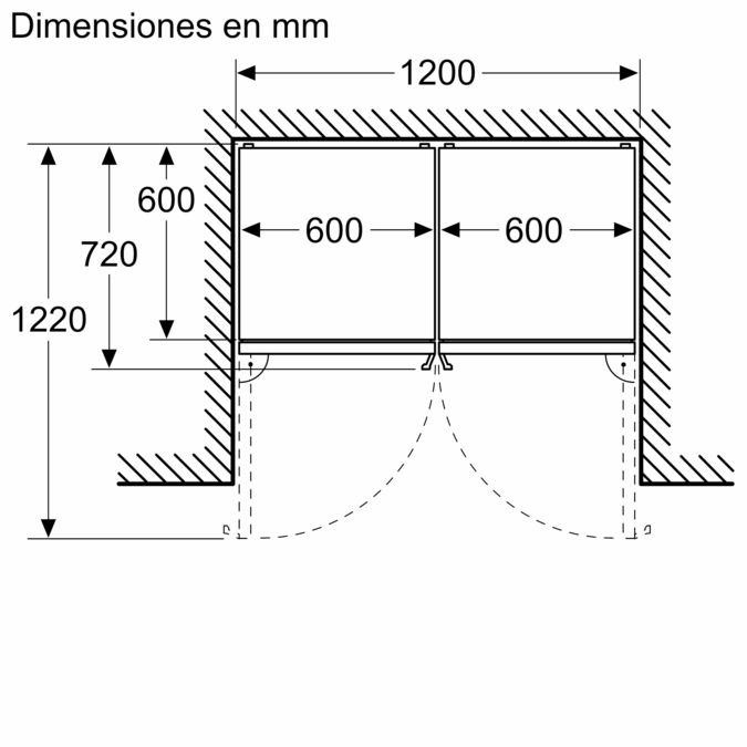 Frigorífico combinado 186 x 60 cm Acero antihuellas 3KFB664XE 3KFB664XE-11