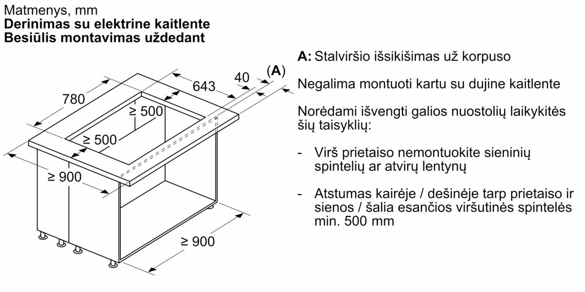 N 90 Į stalviršį įleidžiamas gartraukis 80 cm Flex Design I88WMM1Y7 I88WMM1Y7-10