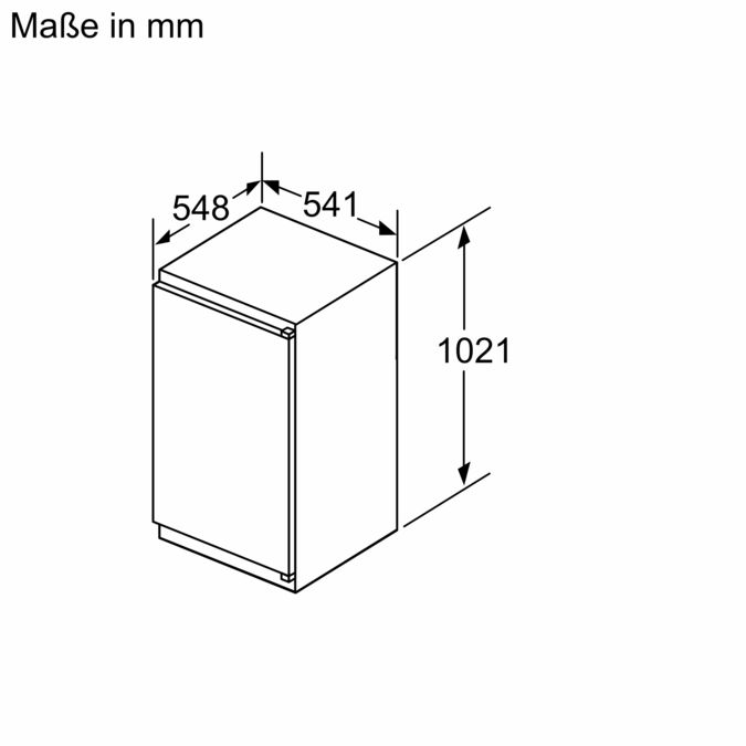 Einbau-Kühlschrank 102.5 x 56 cm Schleppscharnier CK131NSE0 CK131NSE0-5
