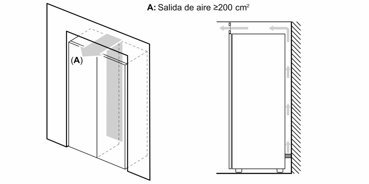 Congelador vertical 1 puerta 186 x 60 cm Acero mate antihuellas 3GFE564ME 3GFE564ME-8