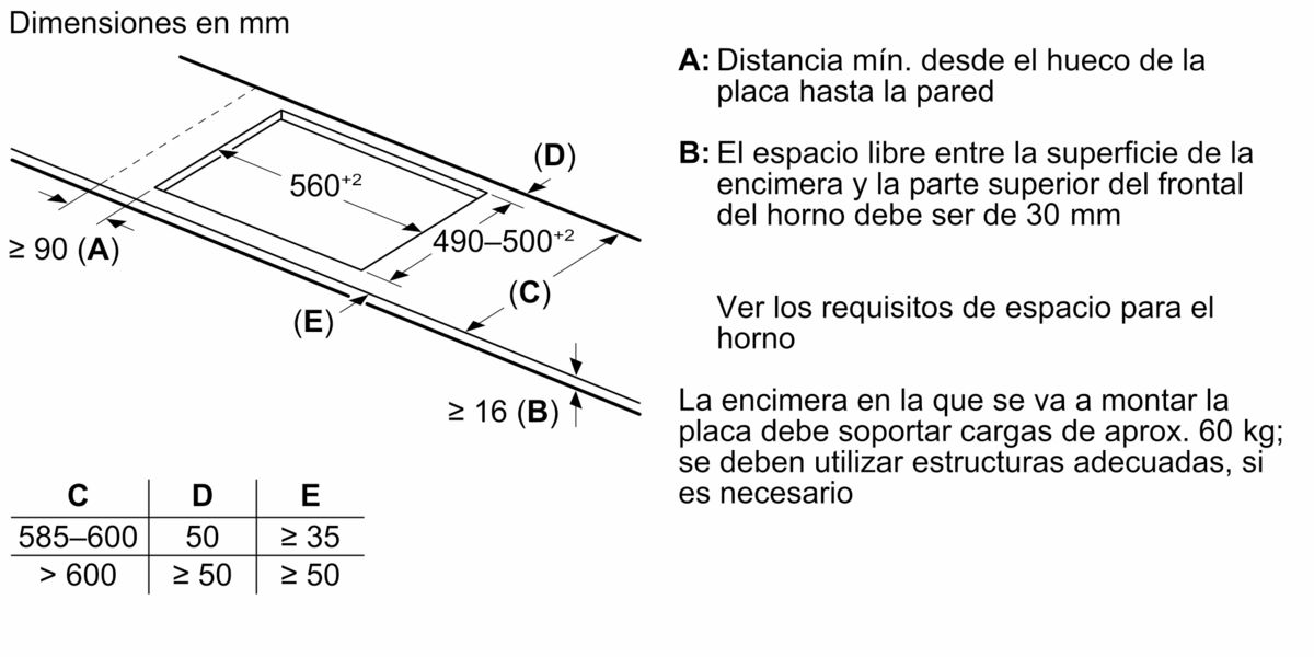 Placa de inducción 70 cm Negro, sin marco inoxidable 3EB977LH 3EB977LH-7