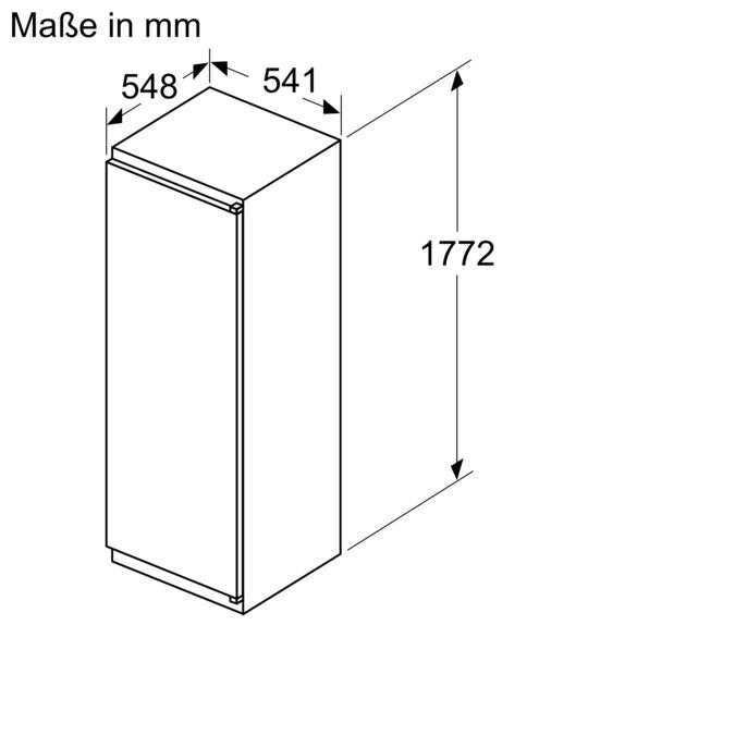 Einbau-Kühlschrank 177.5 x 56 cm Schleppscharnier CK181NSE0 CK181NSE0-7