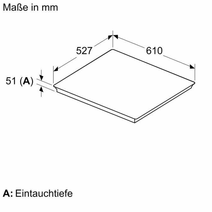 N 90 Induktionskochfeld 60 cm Schwarz, Mit Rahmen aufliegend T56AUF4C0 T56AUF4C0-6