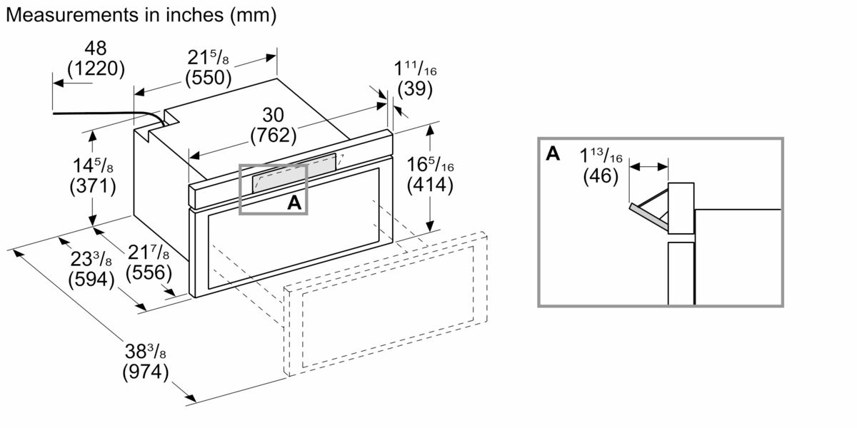 Professional MicroDrawer® Microwave 30'' Stainless Steel MD30BS MD30BS-11