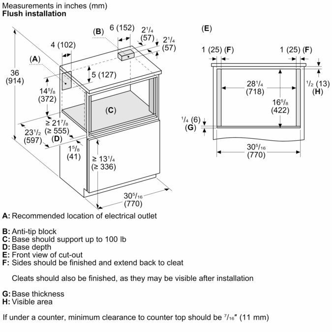 Professional MicroDrawer® Microwave 30'' Stainless Steel MD30BS MD30BS-11