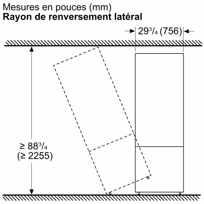 Freedom® Réfrigérateur combiné intégrable 30'' Panel Ready T30IB100SP T30IB100SP-19