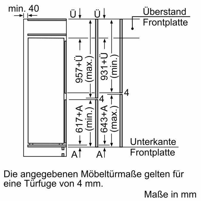 iQ500 Einbau-Kühl-Gefrier-Kombination mit Gefrierbereich unten 157.8 x 55.8 cm KI77SAF30 KI77SAF30-4