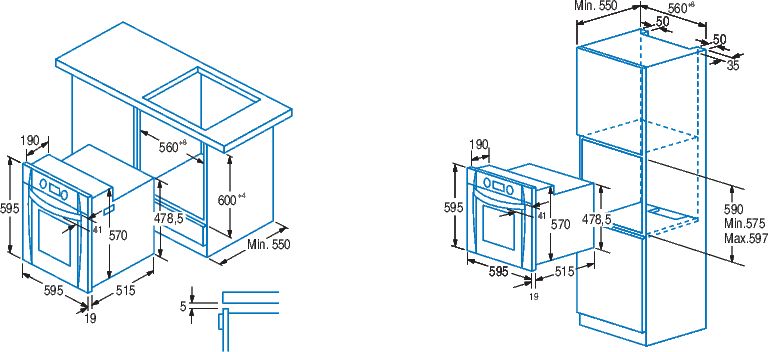 Horno independiente. Línea profesional Aluminio 3HT508A 3HT508A-2