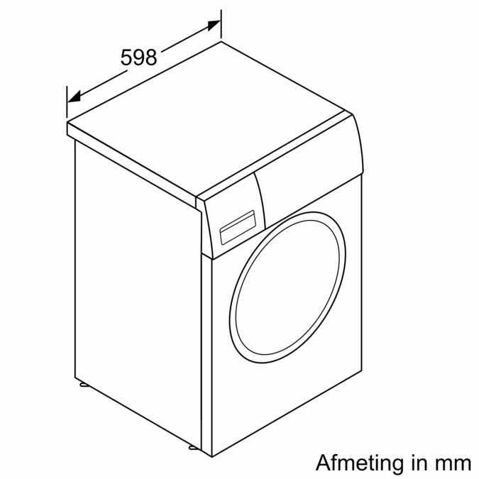 iQ500 wasmachine, frontlader 8 kg 1400 rpm WM14T362FG WM14T362FG-7