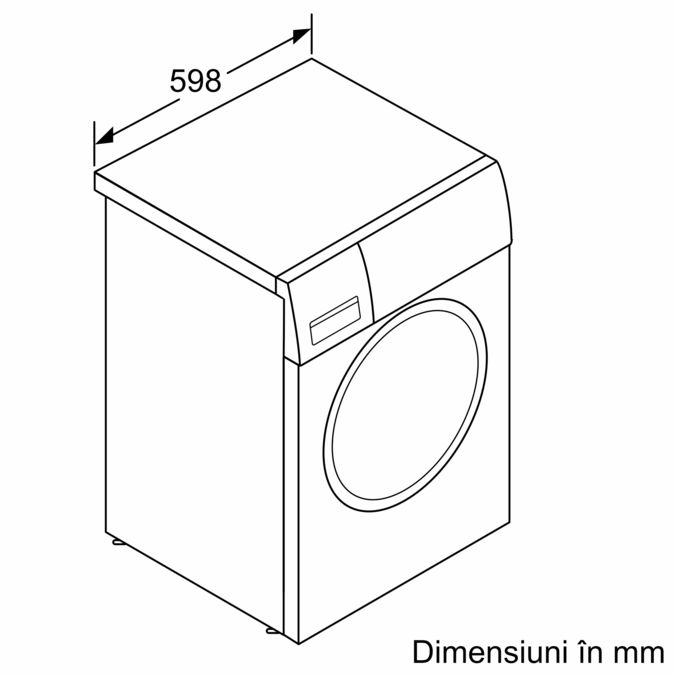 Mașina de spălat rufe cu încarcare frontală 9 kg 1400 rpm W7461X3EU W7461X3EU-5