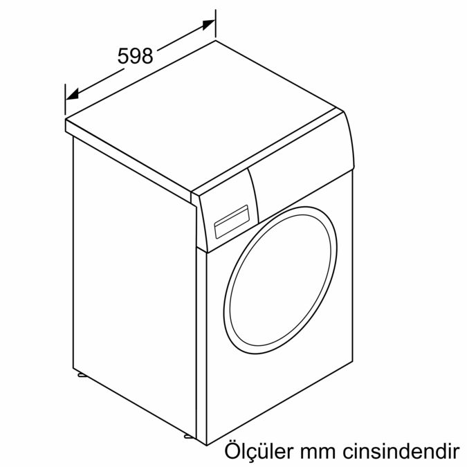 Çamaşır Makinesi 8 kg 1000 dev./dak. CMG101ETR CMG101ETR-4