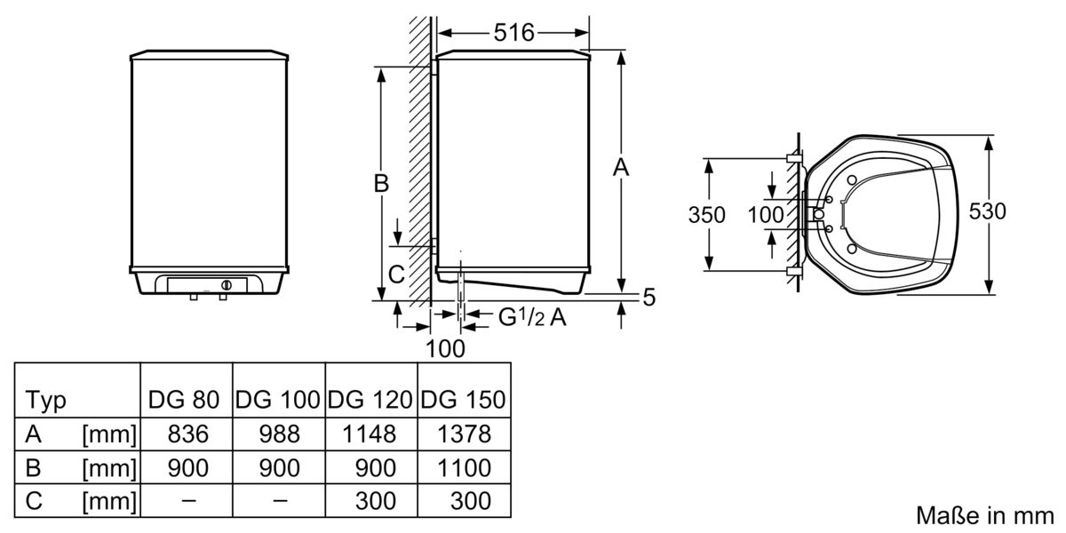 Zweikreis-, Einkreis- oder Boilerschaltung Offen (drucklos), Geschlossen (druckfest) DG10025 DG10025-3