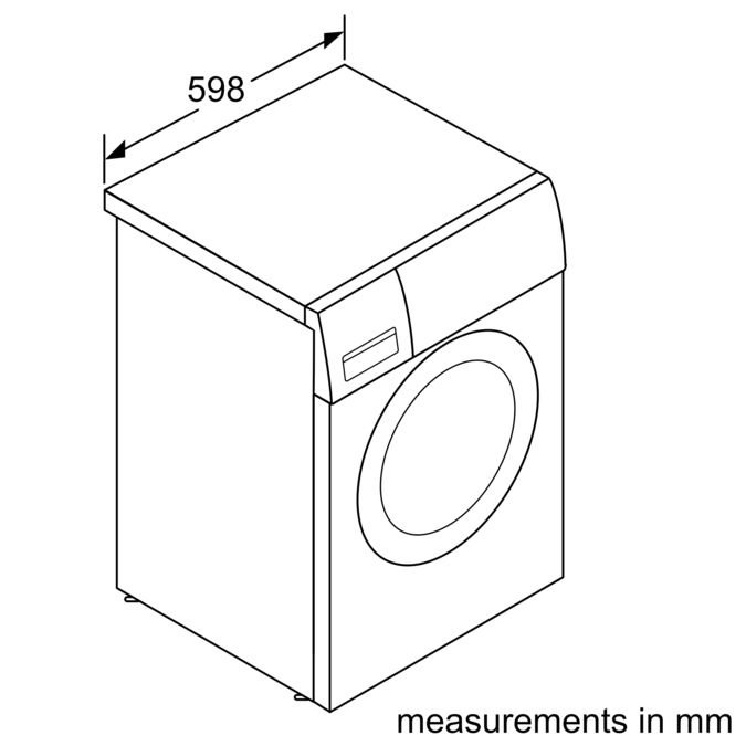 iQ100 Frontloading washing machine WM06B060HK WM06B060HK-5