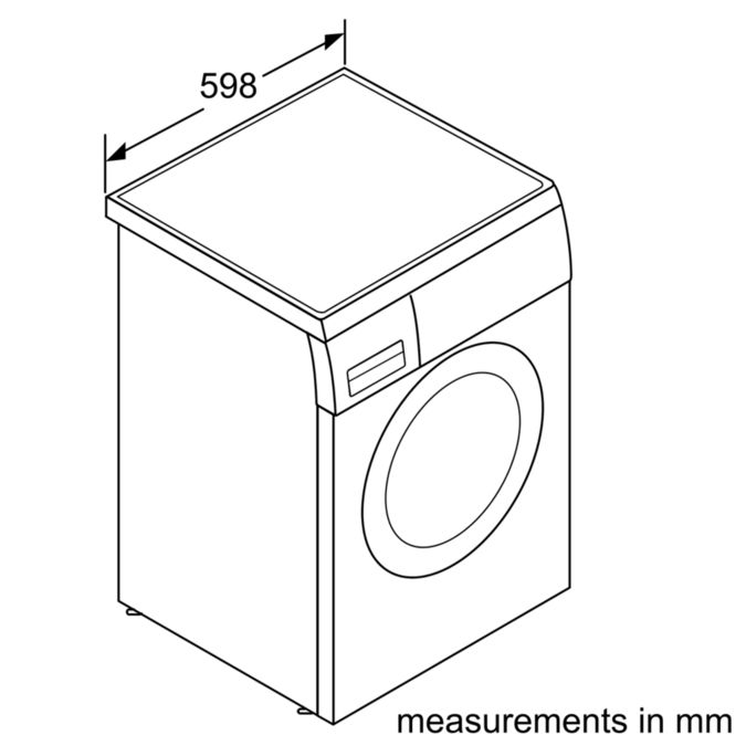 iQ500 Tvättmaskin, frontmatad 8 kg 1400 rpm WM14P3S8DN WM14P3S8DN-5