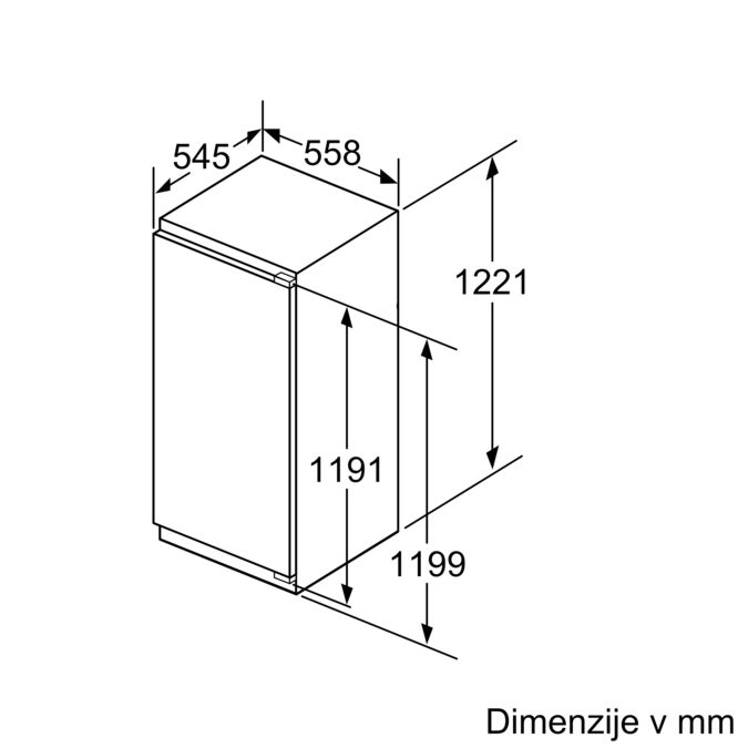 N 70 Vgradni zamrzovalnik 122.1 x 55.8 cm GI7413C30 GI7413C30-6