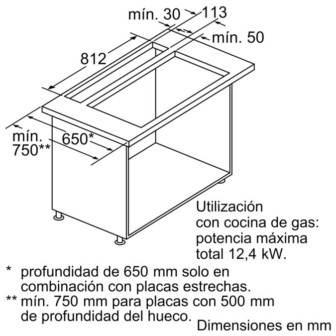N 90 Extractor de encimera telescópico 90 cm I99L59N0 I99L59N0-2