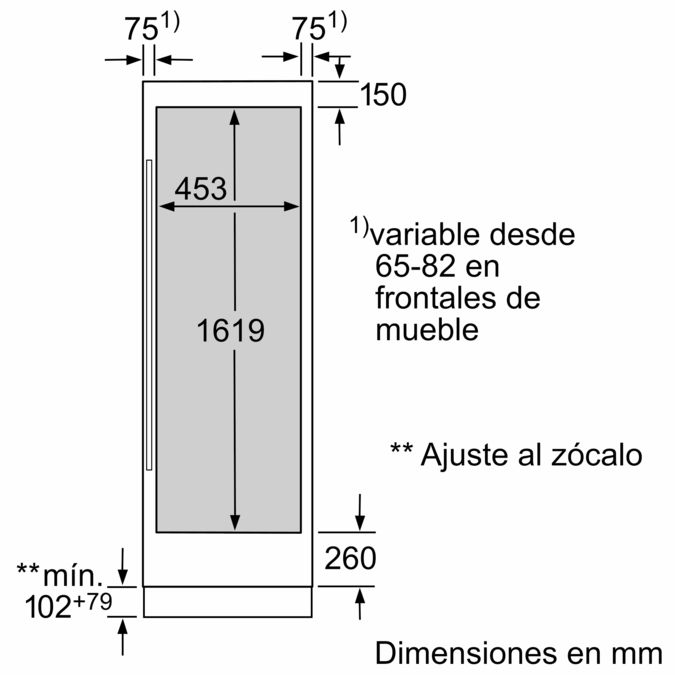 iQ700 Vinoteca con puerta de cristal  212.5 x 60.3 cm CI24WP02 CI24WP02-6