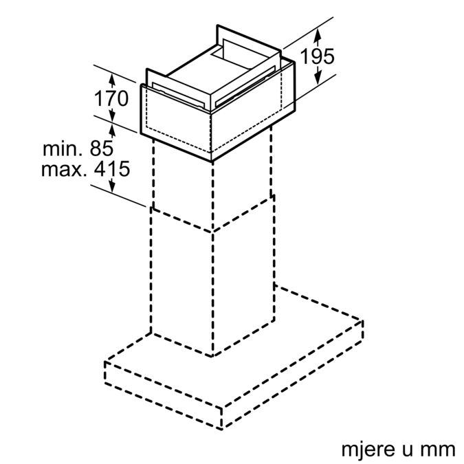 Dodatni pribor za nape Z5270X0 Z5270X0-4
