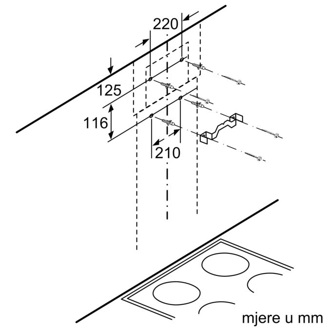 Dodatni pribor za nape Z5270X0 Z5270X0-6