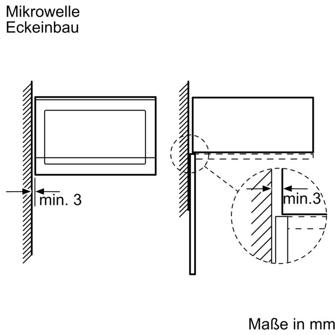 Einbau-Mikrowelle Edelstahl H12WE60N0 H12WE60N0-7