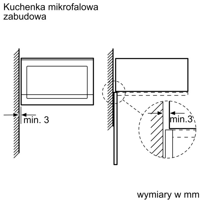Kuchenka mikrofalowa, do zabudowy HF25M5L2 HF25M5L2-6