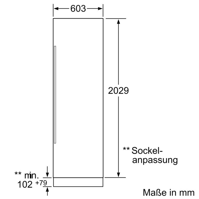 iQ700 Einbau-Kühlschrank 212.5 x 60.3 cm CI24RP01 CI24RP01-4