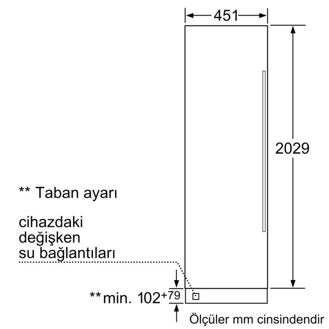 iQ700 Ankastre Derin Dondurucu 212.5 x 45.1 cm Düz Menteşe FI18NP31 FI18NP31-4