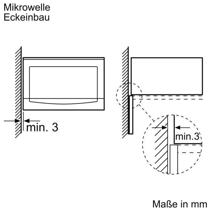 Einbau-Mikrowelle Edelstahl C54L60N3 C54L60N3-7