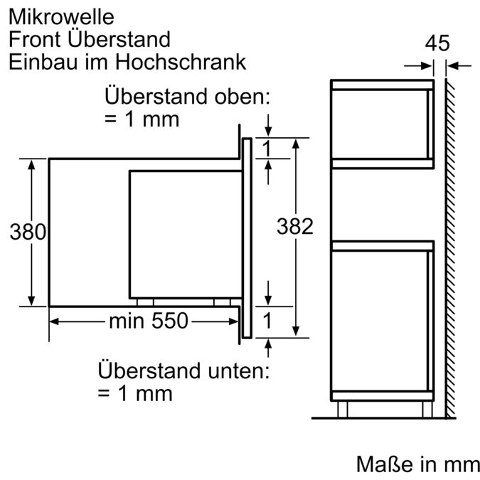 Einbau-Mikrowelle Edelstahl C54L70N3 C54L70N3-8