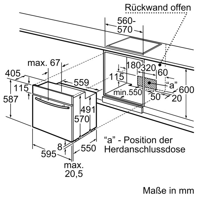 Einbau-Herd Edelstahl CH130254 CH130254-3