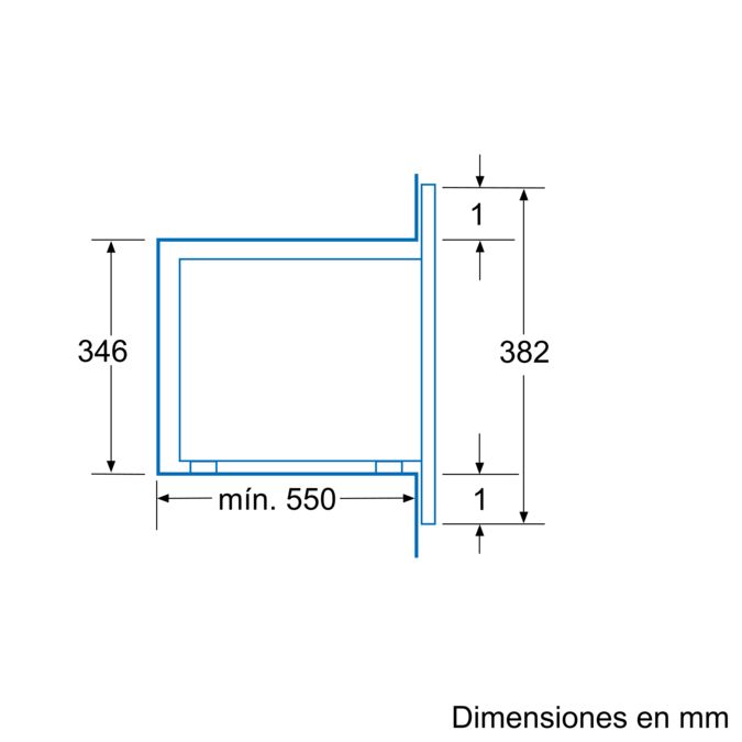 Microondas integrable Negro 3WM360NIC 3WM360NIC-8
