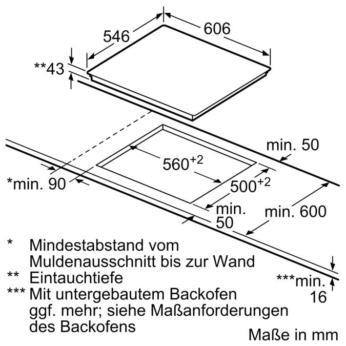 N 90 Elektrokochfeld 60 cm Schwarz T16TS7KN0 T16TS7KN0-6