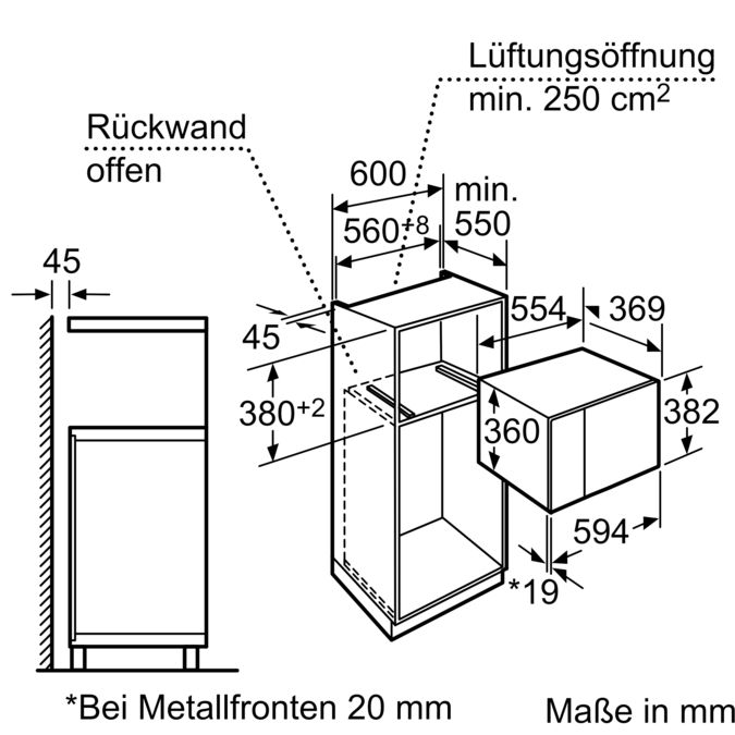 NEFF H12WE60N0 Einbau Mikrowelle NEFF H12WE60N0 Einbau Mikrowelle