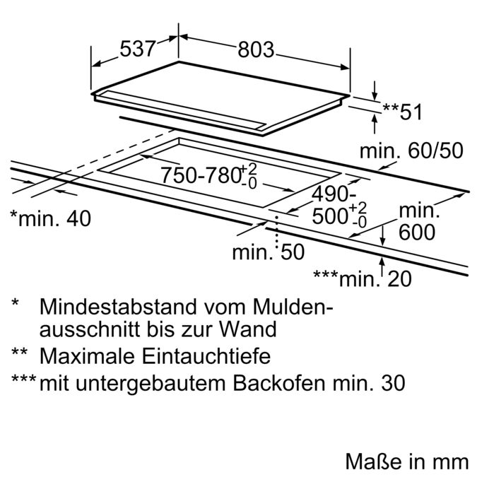 EH885MC21E 80 cm Induktions-Kochstelle, Glaskeramik | Siemens Hausgeräte DE