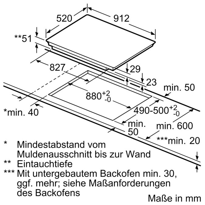 90 cm Induktions-Kochstelle, Glaskeramik EH975SZ11E EH975SZ11E-9