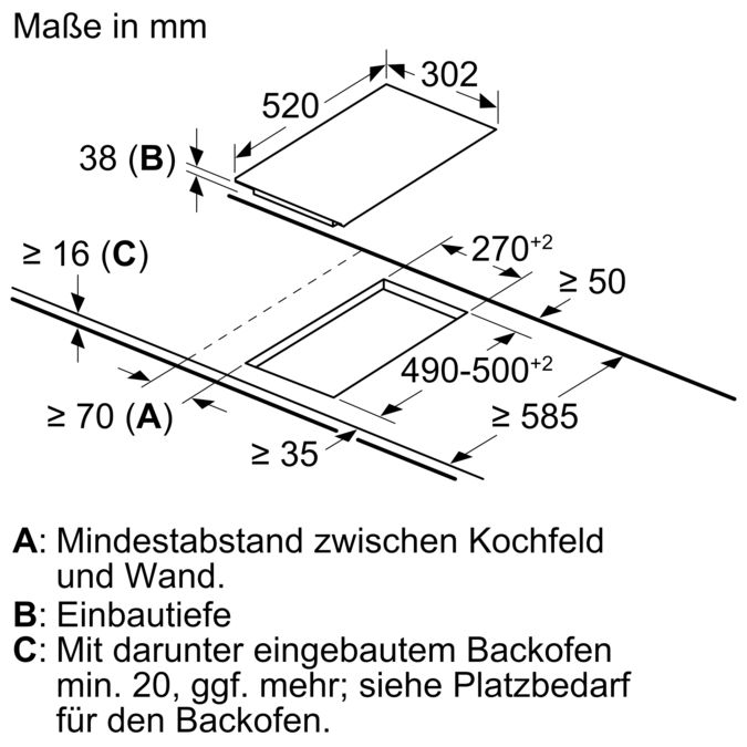 iQ300 Domino-Kochfeld, Elektro 30 cm Schwarz, Mit Rahmen aufliegend ET375FFP1E ET375FFP1E-10