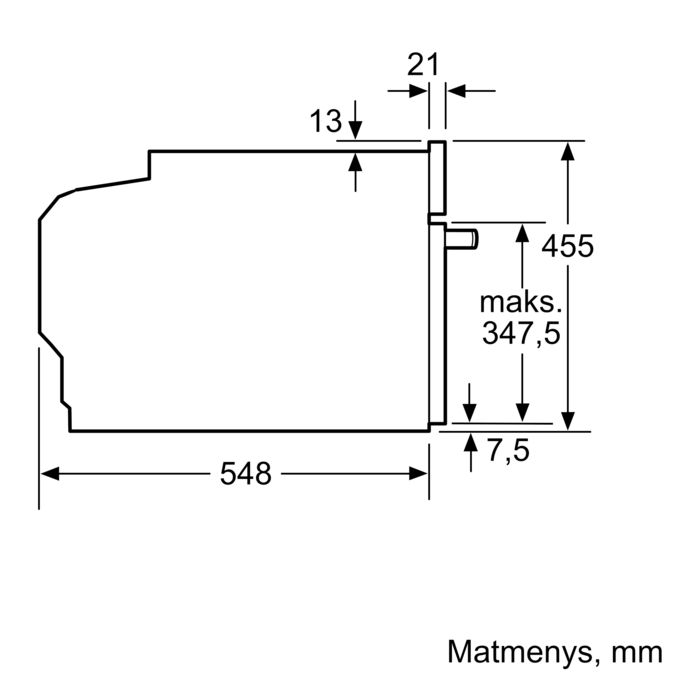 N 90 Įmontuojamoji kompaktinė orkaitė su mikrobangų funkcija 60 x 45 cm Graphite-Grey C28MT27G0 C28MT27G0-7