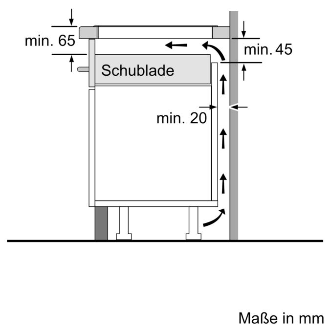 Induktionskochfeld 60 cm autark, Schwarz CA421253 CA421253-5