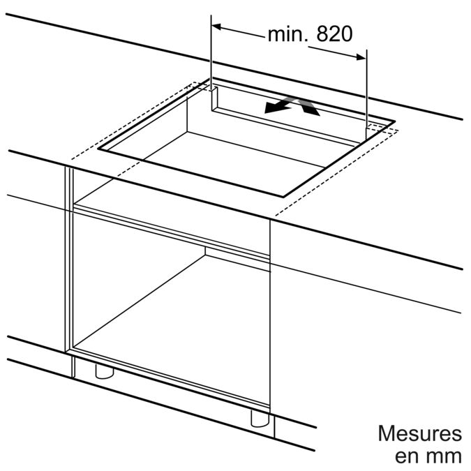 N 90 Table de cuisson à induction 90 cm Noir, avec cadre T59TF6TN0 T59TF6TN0-9