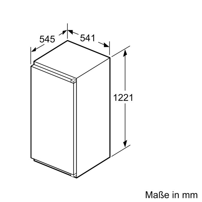 iQ300 Einbau-Kühlschrank mit Gefrierfach 122.5 x 56 cm KI42LVS30 KI42LVS30-6